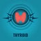 Thyroid gland in a pain target