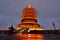 Tian temple by night. Luoyang, Henan province. China