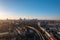 Tianjin Outer Ring Road, China Overlooking the City Center