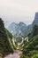 Tianmen mountain winding road