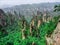 Tianzi Mountain column karst at Wulingyuan Scenic Area, Zhangjiajie National Forest Park, Hunan, China