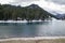 Tibble Fork and Silver Lake Flat Reservoir at winter time. Utah. US