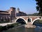 Tiber Island, Rome, Italy.