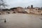 Tiber river breaks its banks