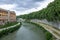 Tiber River and Isola Tiberina Tiber Island - Rome, Italy