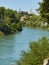 Tiber river of Rome. Lazio, Italy.