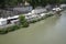 Tiber riverside in Rome, Italy