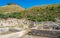 Tiberio`s Villa, roman ruins near Sperlonga, Latina province, Lazio, central Italy.