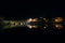 Tiberius Bridge of Rimini at night