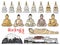 Tibet Buddhism stupas, Buddha poses