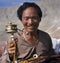 Tibet - Buddhist Pilgrim - Yambulagang Palace