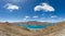 Tibet holy lake yamdrok panorama