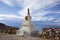 Tibet: stupa by namtso lake