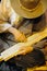 Tibetan artisan carving a sutra printing block