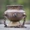 Tibetan Buddhist ceremonies lamp for religious ritual, Nepal