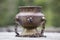 Tibetan Buddhist ceremonies lamp for religious ritual, Nepal