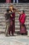 Tibetan Buddhist monks prepare butter tea in courtyard of Tashilhunpo Monastery . Shigatse , Tibet