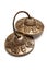 Tibetan Buddhist tingsha cymbals isolated