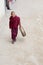 Tibetan Buddhist young monk in the monastery of Lamayuru, Ladakh, India