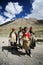 A tibetan family on a pilgrimage