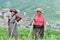 Tibetan farmers