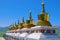 Tibetan golden stupas