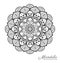 Tibetan mandala decorative ornament design