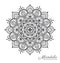 Tibetan mandala decorative ornament design