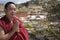 Tibetan Monk - Ganden Monastery - Tibet