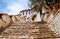 Tibetan plateau scene-The stairs go to sacred Potala Palace