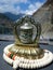 Tibetan Prayer Wheel in Car