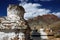 Tibetan stupas in Ladakh