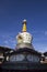 Tibetan style stupa in Shangrila old town , Yunnan China