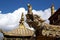 Tibetan temple roof