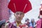 Tibetan young guy is participating Hemis Buddhist Festival at Ladakh, near Leh, North India