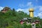 Tibetian temple and the biggest buddhist wheel, Shangri-La