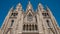 Tibidabo Cathedral. Temple of the Sacred Heart of Jesus at Mount Tibidabo. Barcelona, Spain.