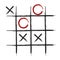 Tic tac toe game vector illustration design