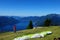 Ticino: Paragliding Startpoint at Cimetta on top of Ascona and L