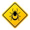 Tick alert vector icon