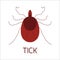 Tick insect icon