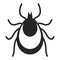 Tick insect vector icon