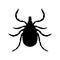 Tick parasite. Sketch of Tick. Mite. Tick