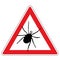 Tick warning sign