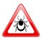 Tick warning vector sign