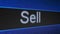 Ticker board with running text Sell