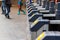 Ticket barrier at King`s Cross station