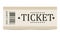 Ticket cinema, event, exhibition, theatre