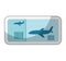 ticket flight isolated icon