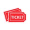Ticket icons sign â€“ vector